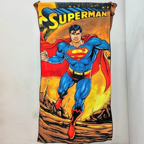 Superman, Labubu, Cars, DragonBall, Paw, Batman Toddlers and Teens Super Soft Cotton Bath/Pool/Beach Towel, 58 in x 28 in